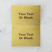 季節のご挨拶 - オスのムース シーズンカード (内部)