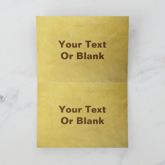 季節のご挨拶 - オスのムース シーズンカード (内部)