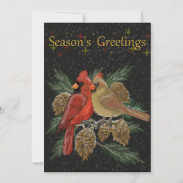 季節のご挨拶 カルディナルズ フラット ホリデー カード
