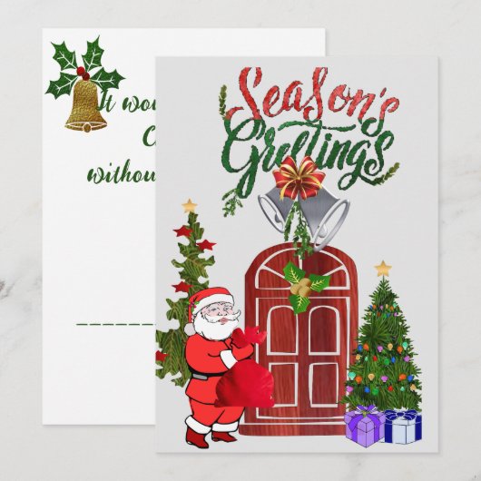 季節のご挨拶 シーズンカード (正面/裏面)