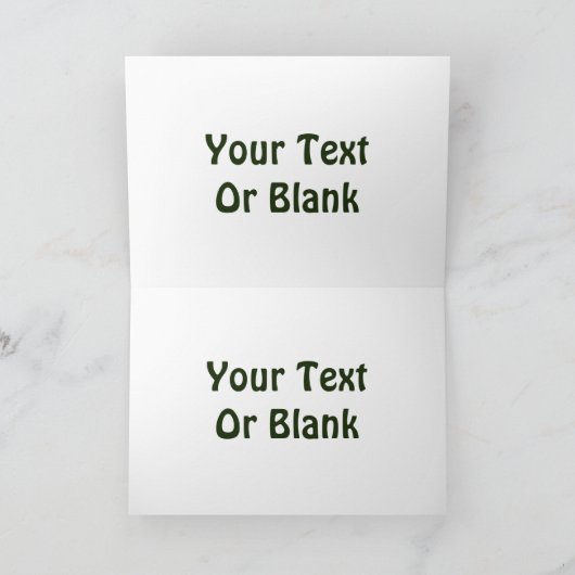 季節のご挨拶 - ダークフォレスト シーズンカード (内部)