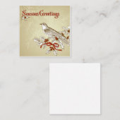 季節のご挨拶 ノートカード (正面/裏面)