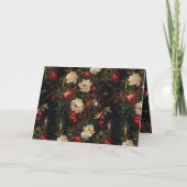 季節のご挨拶(モダンな白いフォント) シーズンカード (裏面)