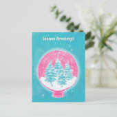 季節のご挨拶（冬） シーズンポストカード (スタンド正面)