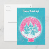 季節のご挨拶（冬） シーズンポストカード (正面/裏面)