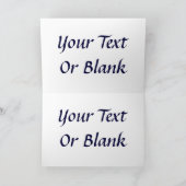 季節のご挨拶 - 夜空 シーズンカード (内部)