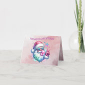 季節のご挨拶 折りたたみ ホリデーカード (正面)