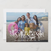 季節のご挨拶 | 海のクリスマス フォトカード シーズンカード (正面)