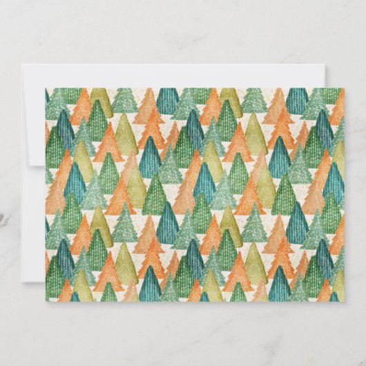 季節のご挨拶 現代ファミリーフォト シーズンカード (裏面)