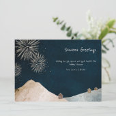 季節のご挨拶 花火 ホリデーカード (スタンド正面)