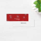 季節のご挨拶 雪の結晶 (デスク)