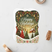 季節のご挨 ノートカード (正面/裏面インサイチュ)