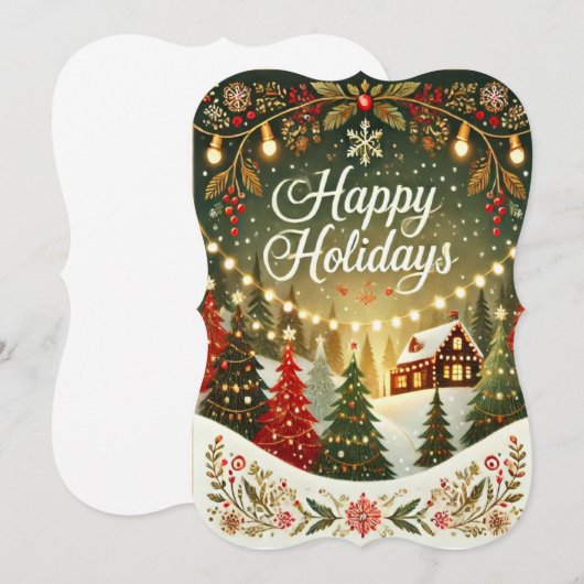 季節のご挨 ノートカード (正面/裏面)