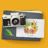 季節のはがきが一つ一つ ポストカード