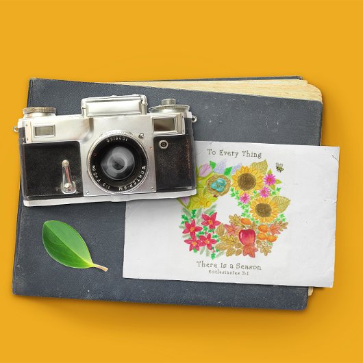 季節のはがきが一つ一つ ポストカード