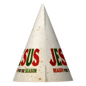 季節のイエス・キリストの理由 パーティーハット (裏面)