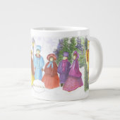 季節のカロリング ジャンボコーヒーマグカップ (正面右)