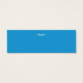 季節のギフトラベル::パターン（の模様が）あるスノーフレークL5 (裏面)