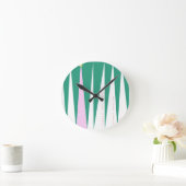 季節のクリスマスツリーの驚異 ラウンド壁時計 (ホーム)