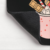 季節のクリスマス熱いココアジンジャーブレッド マウスパッド (コーナー)