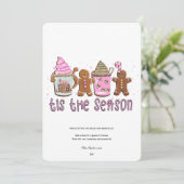 季節のクリスマス ホリデー カード (スタンド正面)