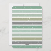 季節のクリスマス ホリデー カード (裏面)