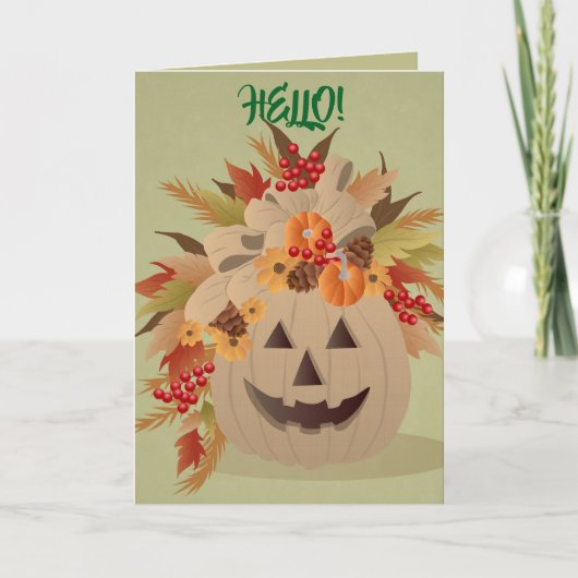 季節のグリーティングカード サンキューカード (正面)