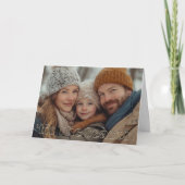 季節のグリーティングフォト カード (正面)