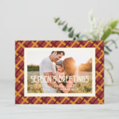 季節のグリーティング ミッドセンチュリー フォト シーズンカード (スタンド正面)