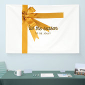 季節のゴールド バナー 4x6 ビニール製 横断幕 (トレードショー)