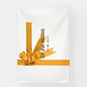 季節のゴールド バナー 4x6 ビニール製 横断幕 (縦)