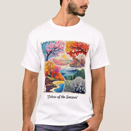 「季節のシンフォニー」 Tシャツ (正面)