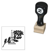 季節のスタイルのキャンドルプラントデコーラバースタンプ ラバースタンプ (押印)