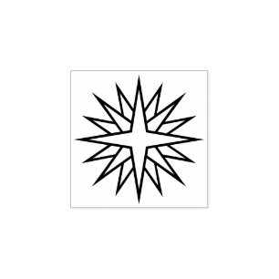 季節のスターデコールゴム印 ラバースタンプ