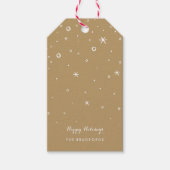 季節のスパークルホリデーギフトラベル ギフトタグ (正面)