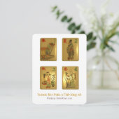 季節のタイル-説明的なカード 招待状 (スタンド正面)