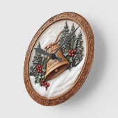 季節のフェスティバルのための応援鐘! ラウンド壁時計 (傾斜)