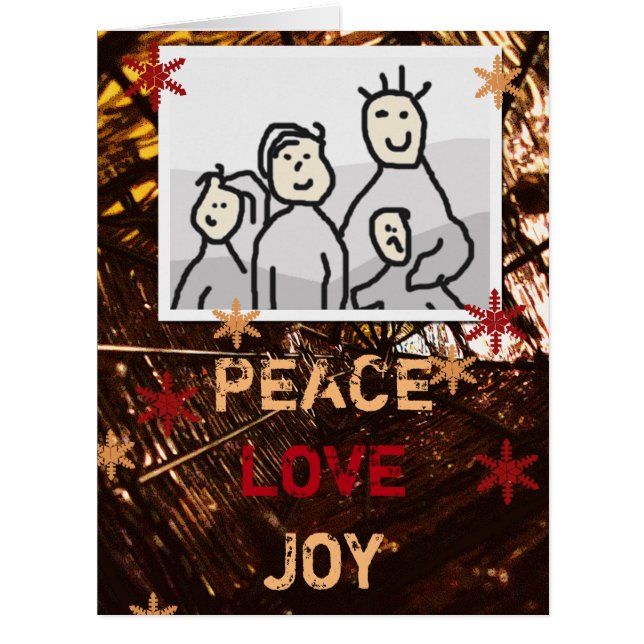 季節のフォトジョイ愛の平和クリスマス (正面)