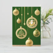 季節のホリデー装飾 シーズンカード (スタンド正面)