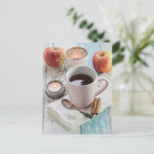 季節のロマンチックな秋の静物撮影 ポストカード (スタンド正面)