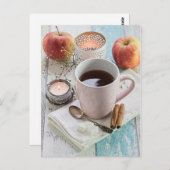 季節のロマンチックな秋の静物撮影 ポストカード (正面/裏面)