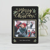 季節の光彩3フォトクリスマスカード シーズンカード (スタンド正面)