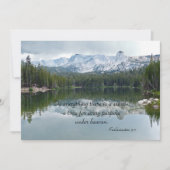 季節の全てに対する生命のお祝い 招待状 (正面)