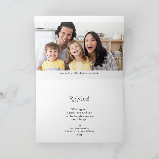 季節の出生の理由、1つの写真 シーズンカード (内部)