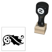 季節の右ホリ縁どーデコーラバースタンプ ラバースタンプ (押印)