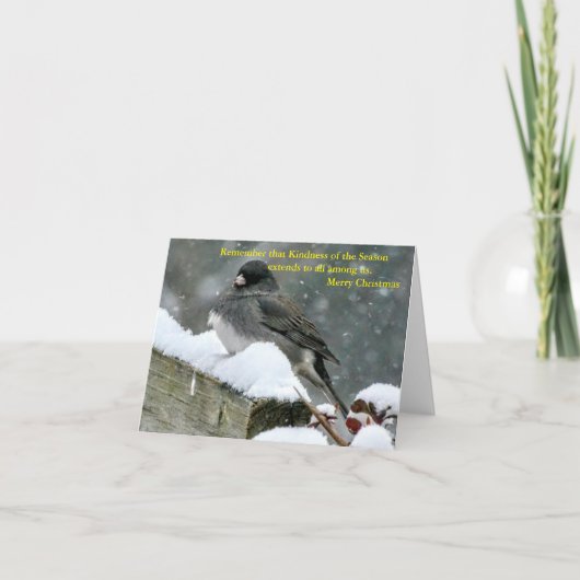 季節の喜びを分かち合おう カード (正面)