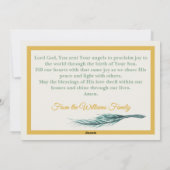 季節の喜び - オーダーメイド - フラット ホリデー カード (裏面)