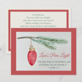 季節の喜び - オーダーメイド - フラット ホリデー カード (正面/裏面)