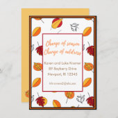 季節の変わり目 住所変更のお知らせ (正面/裏面)