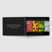 季節の変化の色Quadriptych ゲストブック (全面)